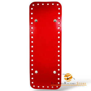 FONDO Borse Con Piedini 28X10 cm - MAS Srl - Colore: ROSSO - by LacariaRicami.Store