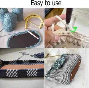 FONDO Borse Con Piedini 32X16 cm - - LacariaRicami.Store