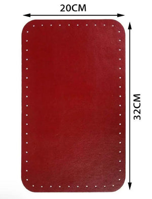 Fondo Per BORSE - 32x20 Cm | EcoPelle - Colore: - by LacariaRicami.Store