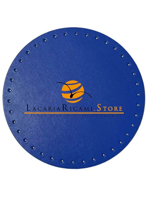 Fondo Per BORSE Tondo - 22 Cm - Colore: BLU - by LacariaRicami.Store