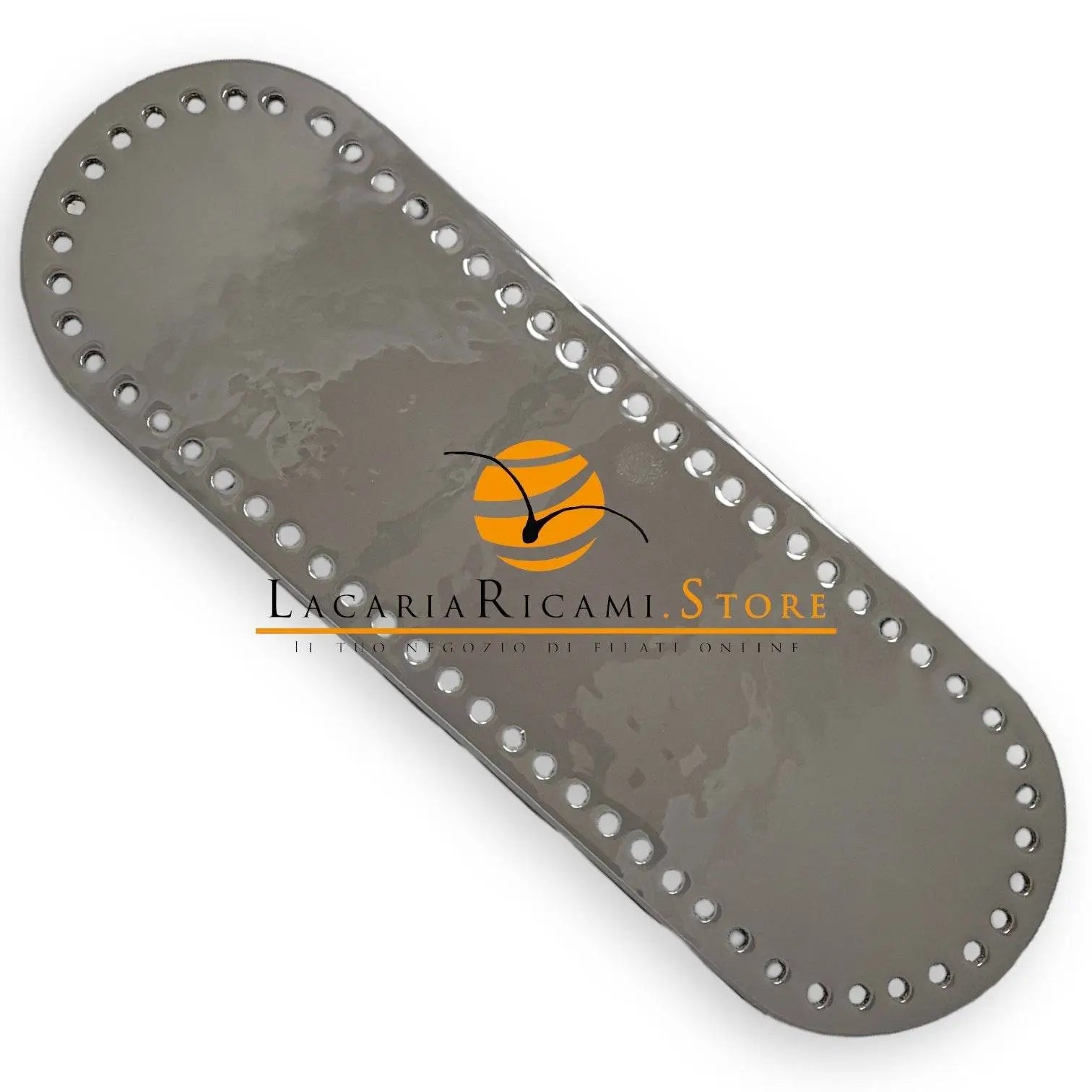 FONDO Stile DIOR 30x10Cm in Ecopelle Lucida - - LacariaRicami.Store