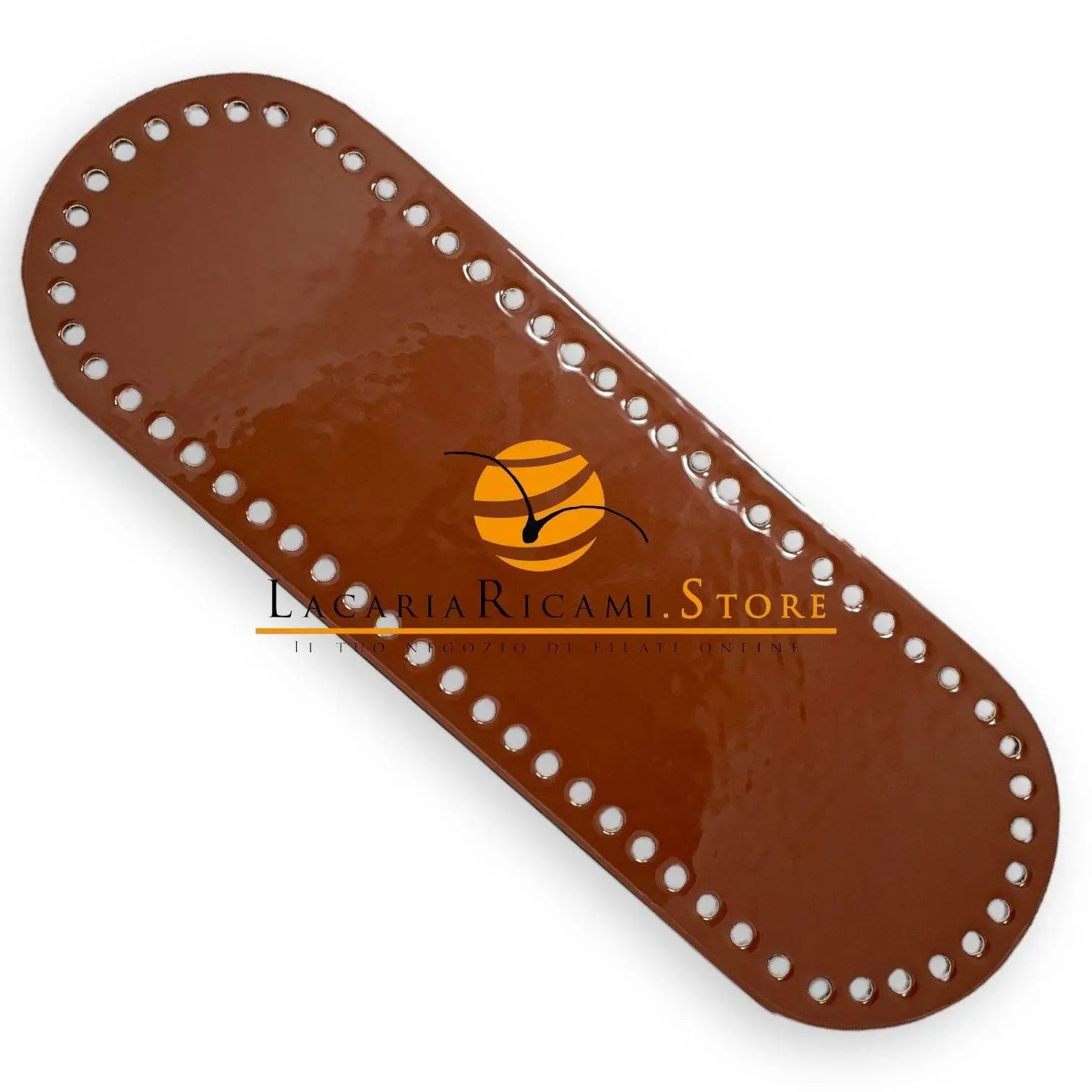 FONDO Stile DIOR 30x10Cm in Ecopelle Lucida - - LacariaRicami.Store