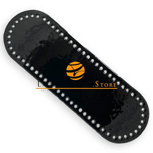 FONDO Stile DIOR 30x10Cm in Ecopelle Lucida - - LacariaRicami.Store