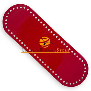 FONDO Stile DIOR 30x10Cm in Ecopelle Lucida - - LacariaRicami.Store