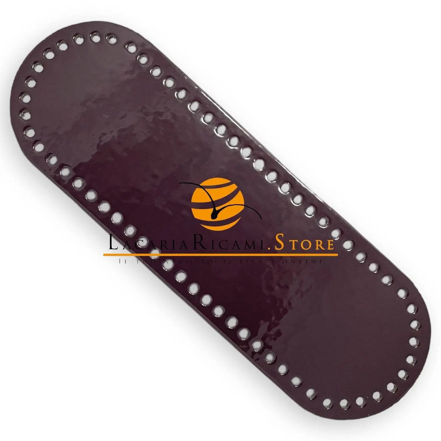 FONDO Stile DIOR 30x10Cm in Ecopelle Lucida - - LacariaRicami.Store