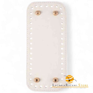 Fondo Per BORSE Con Piedini - 18x8 Cm PANNA - LacariaRicami.Store