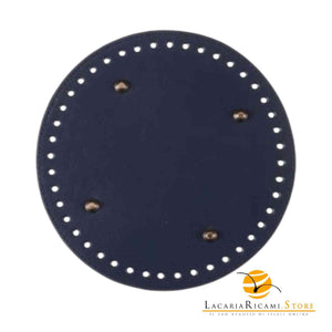 Fondo Per BORSE Con Piedini - 19 Cm BLU SCURO - LacariaRicami.Store
