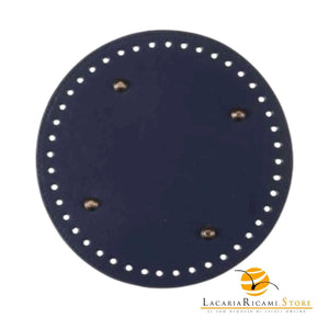 Fondo Per BORSE Con Piedini - 19 Cm - Colore: BLU SCURO - by LacariaRicami.Store