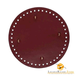 Fondo Per BORSE Con Piedini - 19 Cm BORDEAUX - LacariaRicami.Store