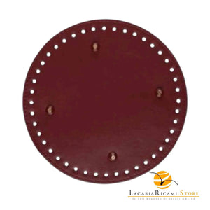 Fondo Per BORSE Con Piedini - 19 Cm - Colore: BORDEAUX - by LacariaRicami.Store