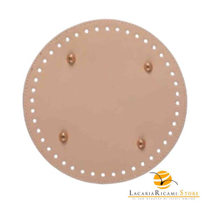 Fondo Per BORSE Con Piedini - 19 Cm CREMA - LacariaRicami.Store
