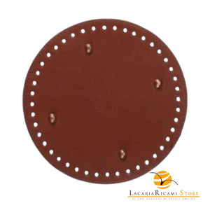 Fondo Per BORSE Con Piedini - 19 Cm MARRONE - LacariaRicami.Store