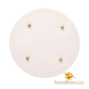 Fondo Per BORSE Con Piedini - 19 Cm - Colore: PANNA - by LacariaRicami.Store