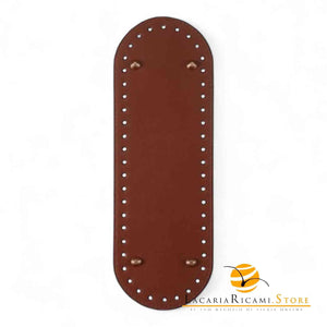 Fondo Per BORSE Con Piedini - 29,5x10 Cm MARRONE - LacariaRicami.Store
