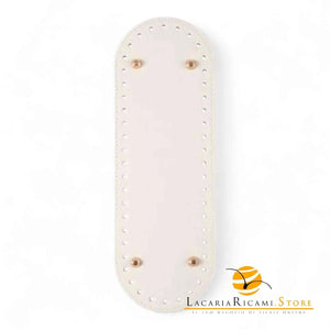 Fondo Per BORSE Con Piedini - 29,5x10 Cm - Colore: PANNA - by LacariaRicami.Store