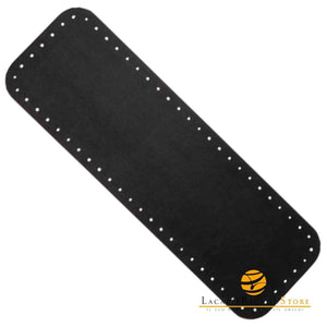 Fondo Per BORSE - 40x13 Cm EcoPelle - Colore: NERO - by LacariaRicami.Store