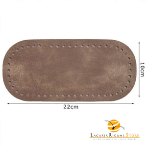 Fondo Per Borse 22x10cm - MAF Accessories - Colore: TORTORA - by LacariaRicami.Store