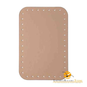 Fondo Per BORSE - 23x15,5 Cm EcoPelle ECRÚ - LacariaRicami.Store