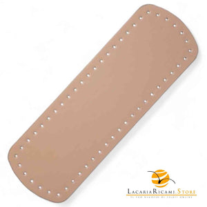 Fondo Per BORSE - 30x10 Cm EcoPelle ECRÚ - LacariaRicami.Store