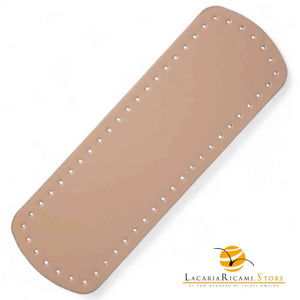 Fondo Per BORSE - 30x10 Cm | EcoPelle - Colore: ECRÚ - by LacariaRicami.Store