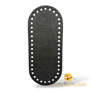 FONDO in VERA PELLE - MAS Srl per Borse 20x9 cm - AMIANTO - LacariaRicami.Store