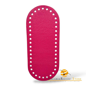 FONDO in VERA PELLE - MAS Srl - Colore: 20x9 cm - FUXIA - by LacariaRicami.Store