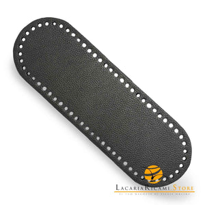 FONDO in VERA PELLE - MAS Srl per Borse 30X10 cm - AMIANTO - LacariaRicami.Store