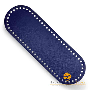 FONDO in VERA PELLE - MAS Srl - Colore: 30X10 cm - BLU - by LacariaRicami.Store