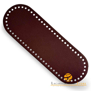 FONDO in VERA PELLE - MAS Srl per Borse 30X10 cm - BORDÓ - LacariaRicami.Store