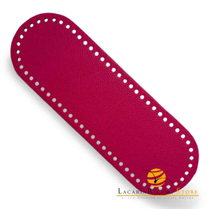 FONDO in VERA PELLE - MAS Srl - Colore: 30X10 cm - FUXIA - by LacariaRicami.Store