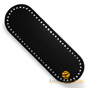 FONDO in VERA PELLE - MAS Srl per Borse 30X10 cm - NERO - LacariaRicami.Store