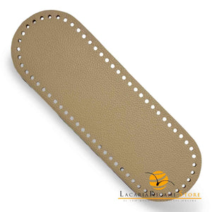 FONDO in VERA PELLE - MAS Srl per Borse 30X10 cm - TORTORA - LacariaRicami.Store