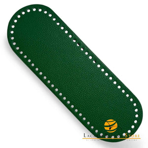 FONDO in VERA PELLE - MAS Srl - Colore: 30X10 cm - VERDE - by LacariaRicami.Store