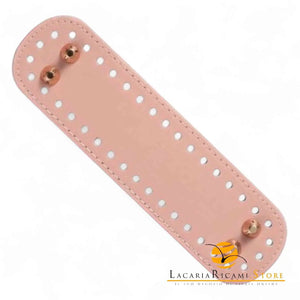 Fondo Per BORSE Con Piedini - 18x5 Cm - Colore: ROSA - by LacariaRicami.Store
