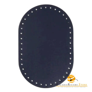 Fondo Per BORSE - 27x18 Cm | EcoPelle - Colore: BLU SCURO - by LacariaRicami.Store