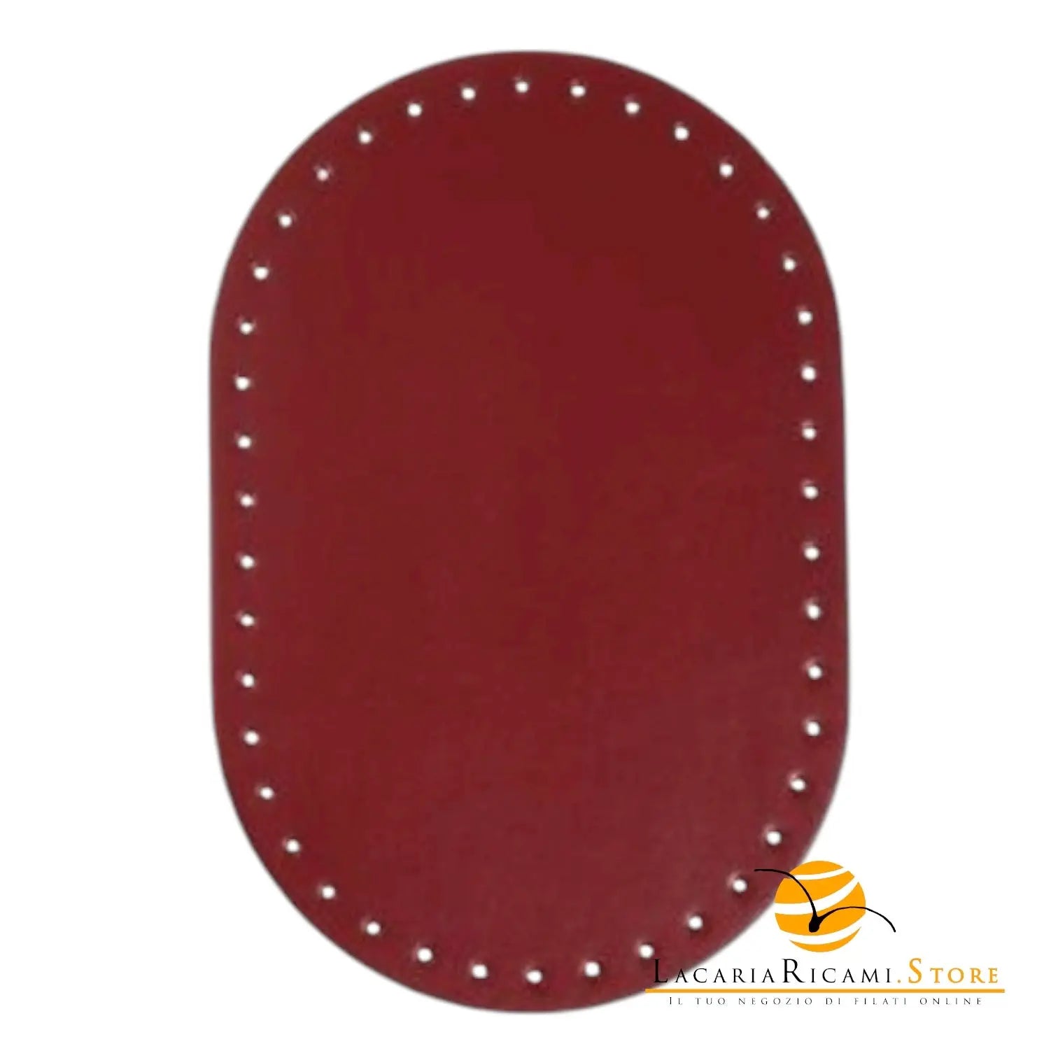 Fondo Per BORSE - 27x18 Cm | EcoPelle - Colore: BORDEAUX - by LacariaRicami.Store