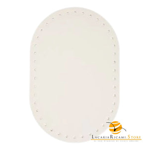 Fondo Per BORSE - 27x18 Cm | EcoPelle - Colore: PANNA - by LacariaRicami.Store