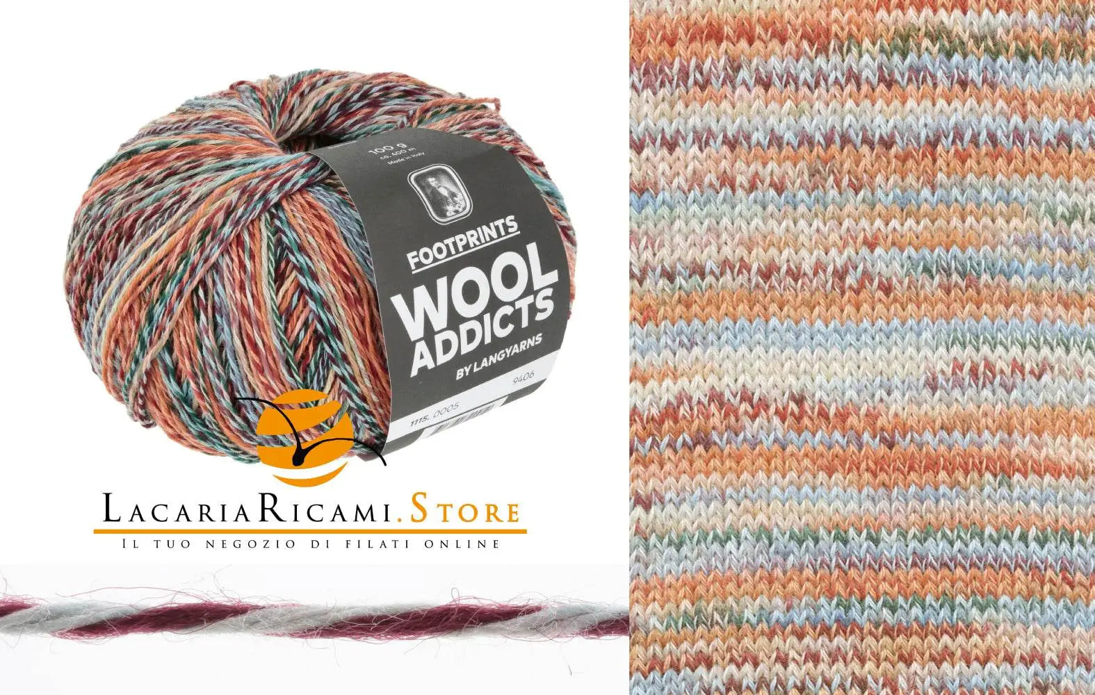 Cotone FOOTPRINTS - LANG YARNS - - LacariaRicami.Store