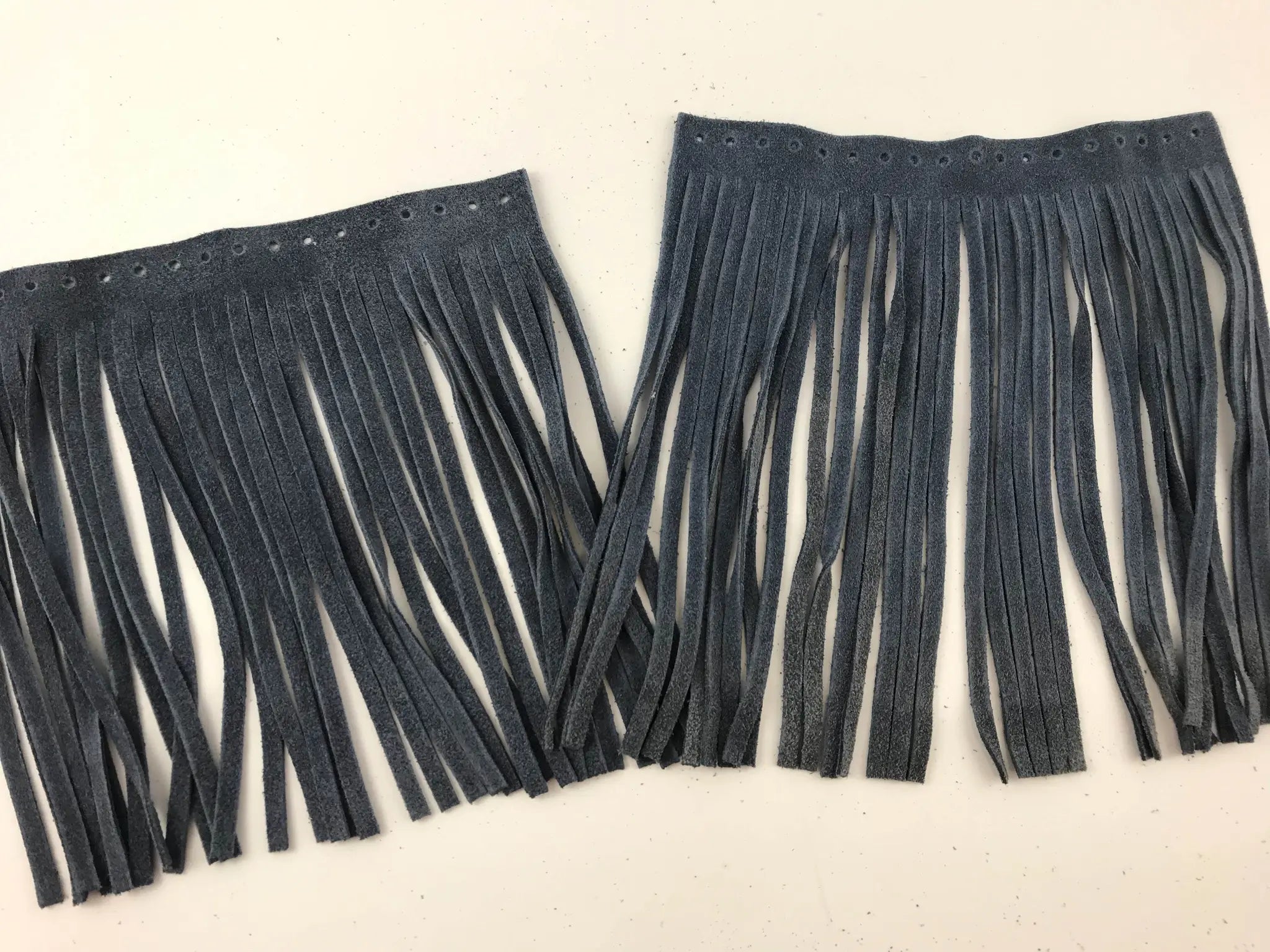 FRANGIA VERA PELLE - Colore: 04 - BLU - by LacariaRicami.Store