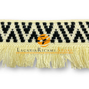 FRANGIA Etnica - 5cmx100cm - Colore: A - PANNA - by LacariaRicami.Store