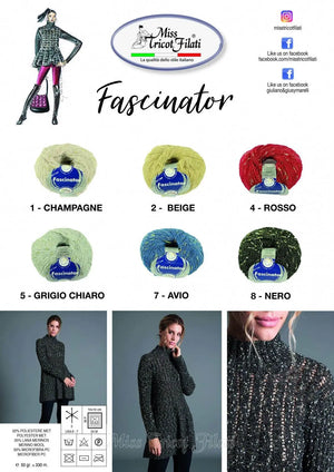 Lana Fascinator - Miss Tricot Filati - - LacariaRicami.Store