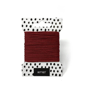 Originale Botties® filato rotondo zero 0,8mm - Colore: N050 - BORDEAUX - by LacariaRicami.Store