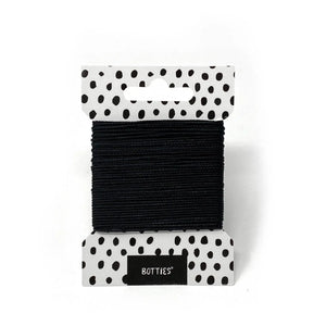 Originale Botties® filato rotondo zero 0,8mm - Colore: N999 - NERO - by LacariaRicami.Store