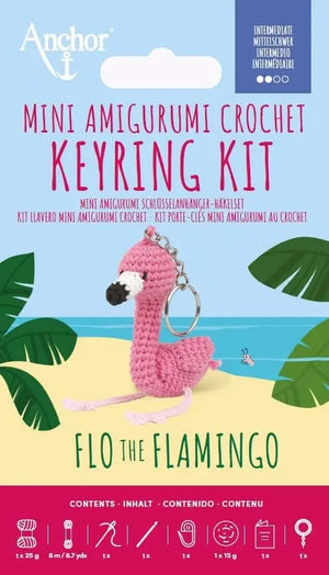 Mini Kit Amigurumi Flo Flamingo - Anchor - Colore: - by LacariaRicami.Store