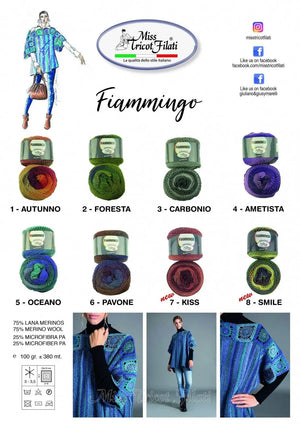 Lana FIAMMINGO - Miss Tricot Filati - - LacariaRicami.Store