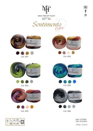 Cotone SENTIMENTO COLOR - Miss Tricot Filati - - LacariaRicami.Store