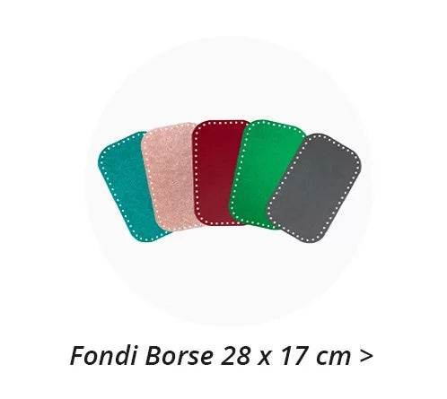 Fondo Borsa 28x17 Cm - - LacariaRicami.Store