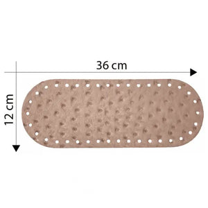 Fondo Borsa 36x12 Cm - Colore: BROCCATO ROSA CIPRIA - by LacariaRicami.Store