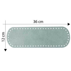 Fondo Borsa 36x12 Cm - Colore: GRIGIO CHIARO - by LacariaRicami.Store