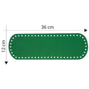 Fondo Borsa 36x12 Cm - Colore: VERDE - by LacariaRicami.Store